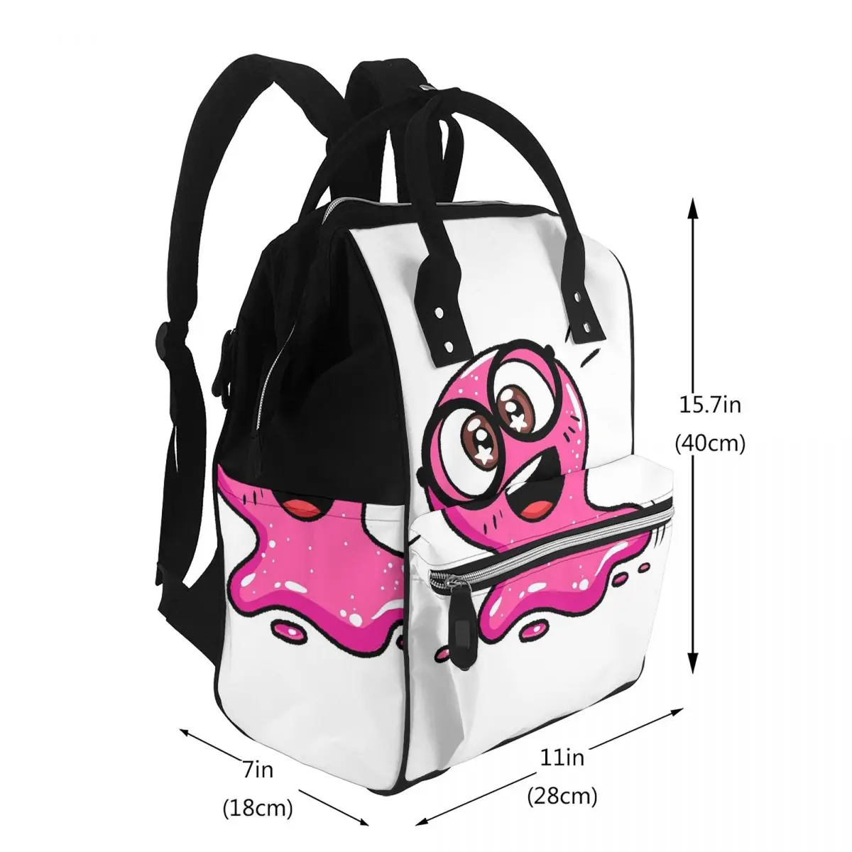 Super Slick Slime Sam Student Backpack School Bag Hiking Travel Daypack for Men Women Bookbag Shoulder Bags