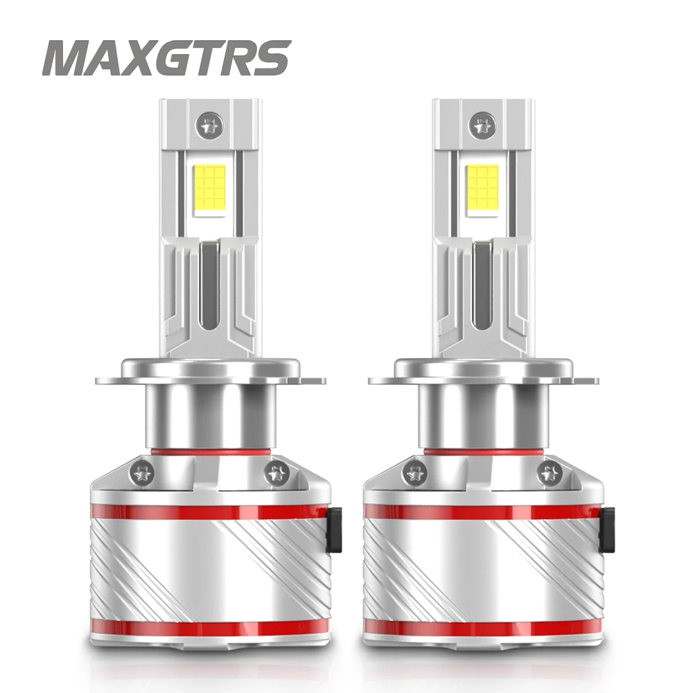 2Pcs H1 H4 H7 LED Headlight Bulbs for Car 9005 HB3 9006 HB4 H9 H16JP H8 9012 HIR2 LED CSP Chip Canbus Auto Head Lamp