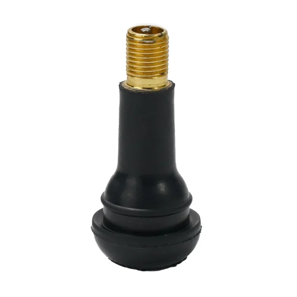 4X TR413 Tubeless Car Wheel Tire Valve Stems With Caps Tyre Rubber Valves With Dust Caps Wheels Tires Parts