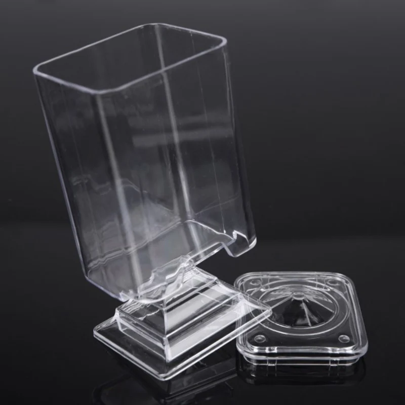 Makeup Cotton Pad Box Nail Art Remover Paper Wipe Holder Container Storage Case Transparent Make Up Styling Tools