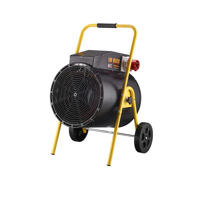 AC 380V Industrie Draagbare Industriële Ruimteverwarmingstoestellen 15/30kw Met Ingebouwde Thermostaat Voor Pluimveebedrijf Elektrische Warmer Luchtverwarmer