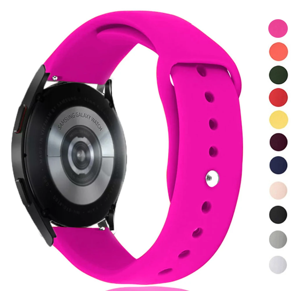 Pulseira de silicone para Garmin Vivoactive 4S relógio inteligente, Sport Watch Band, pulseira de substituição, textura, TSFH, 18mm, 20mm, 22mm