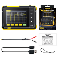 2.8 Inch DSO152 Mini Handheld Digital Oscilloscope Portable AC/DC AUTO 2.5MSa/s 200KHz Analog Bandwidth 800 VPP with PWM Output