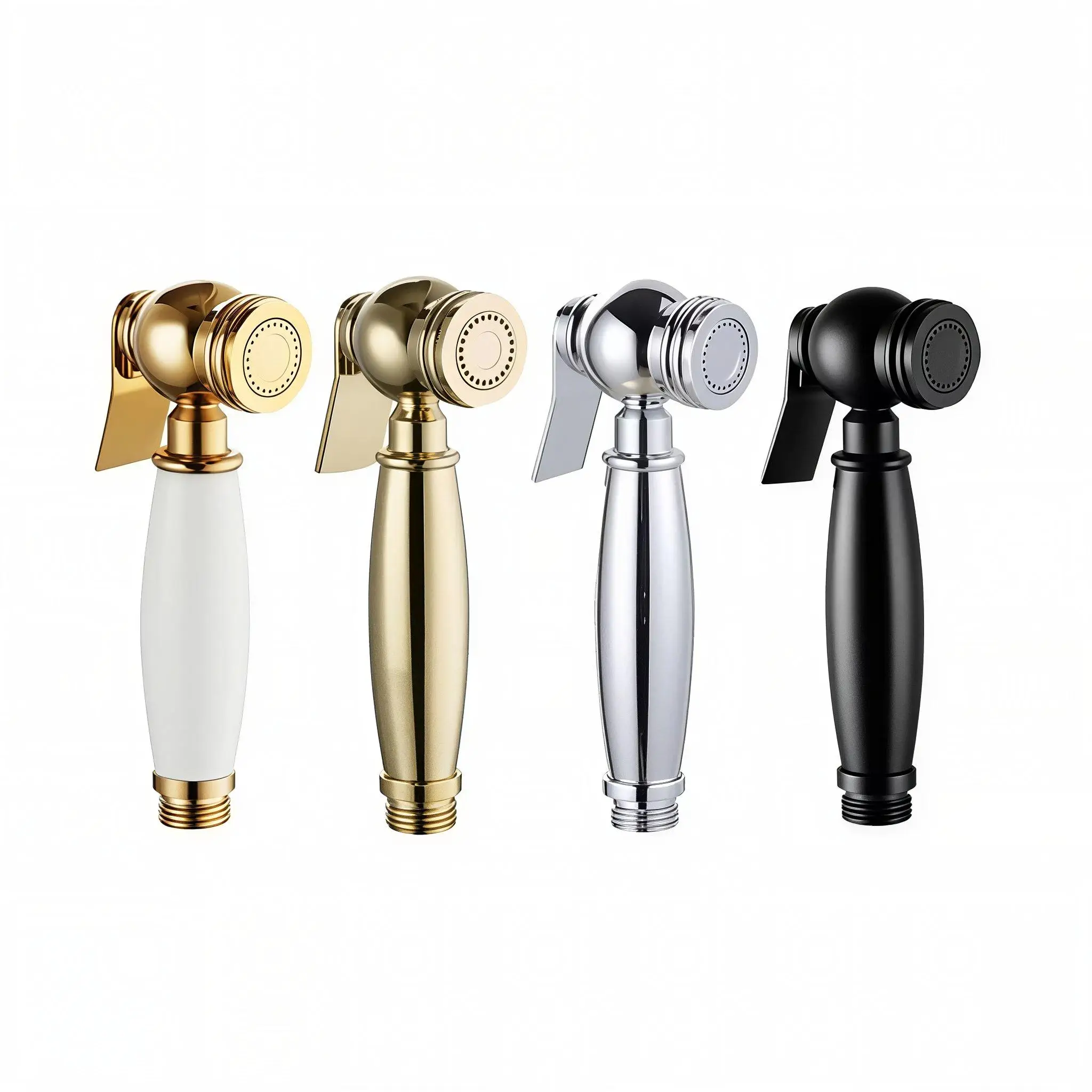 Brass Handheld Shattaf Bidet Sprayer Toilet Spray Head Bathroom Pressurized Water Nozzle for WC Bidets Accessories