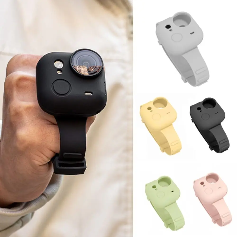 Shockproof Sports Camera Protective Case Multi-color Silicone Wristband Adjustable Lightweight for Insta360 GO Ultra