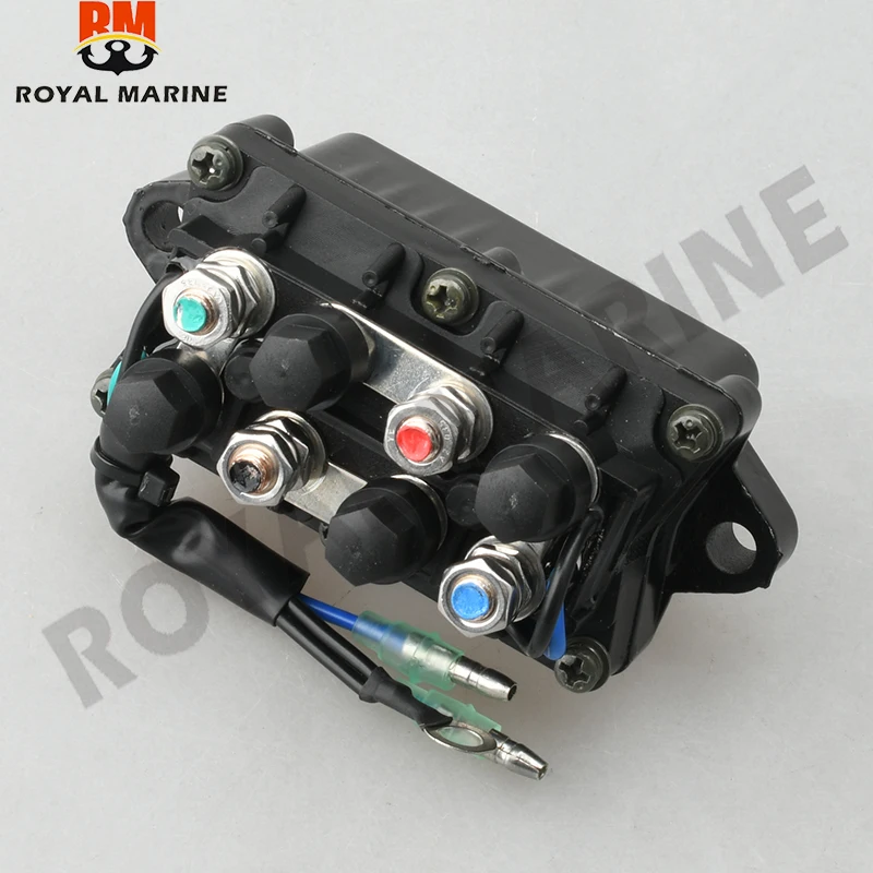 6H1-81950 Trim Relay Tilt Relay 6H1-81950 3 Pins For Yamaha Outboard Motor 30HP 40HP 50HP 60HP 6H1-81950-01 Boat Engine Parts