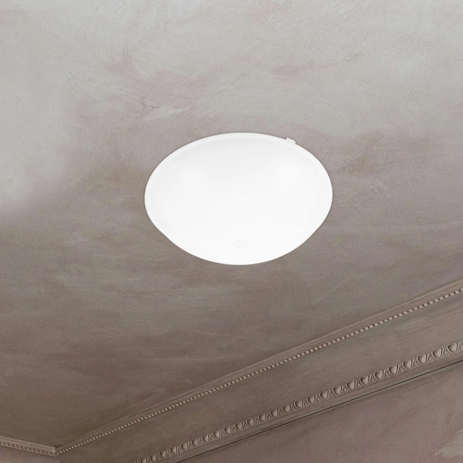 

Round Emergency Light Cover Plastic Ceiling Light Shade for Bedroom Hallway Staircase Modern Lamp Shade Replacement