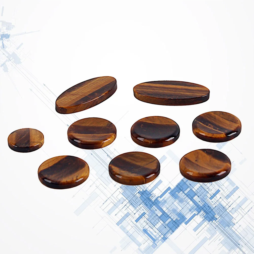 9 Pcs/set Sax Key Button Inlays Saxophone Shell Boquilla Para Saxofon Alto Brown