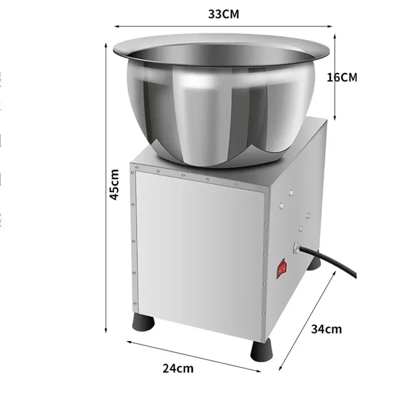 Misturador de Massa Doméstica Totalmente Automático, Máquina de Amassar Bacia Pequena, Bun e Fritos, Amassar Macarrão Vivo