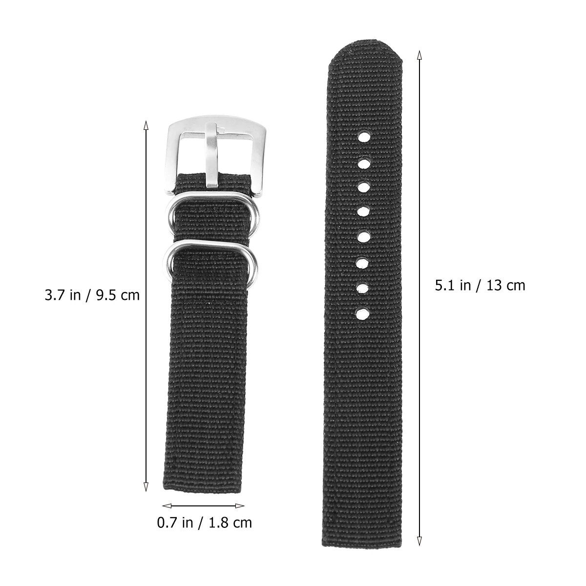 

20 MM Waterproof Watch Strap Band Fashion Watchband Men Replacement Canvas for Male