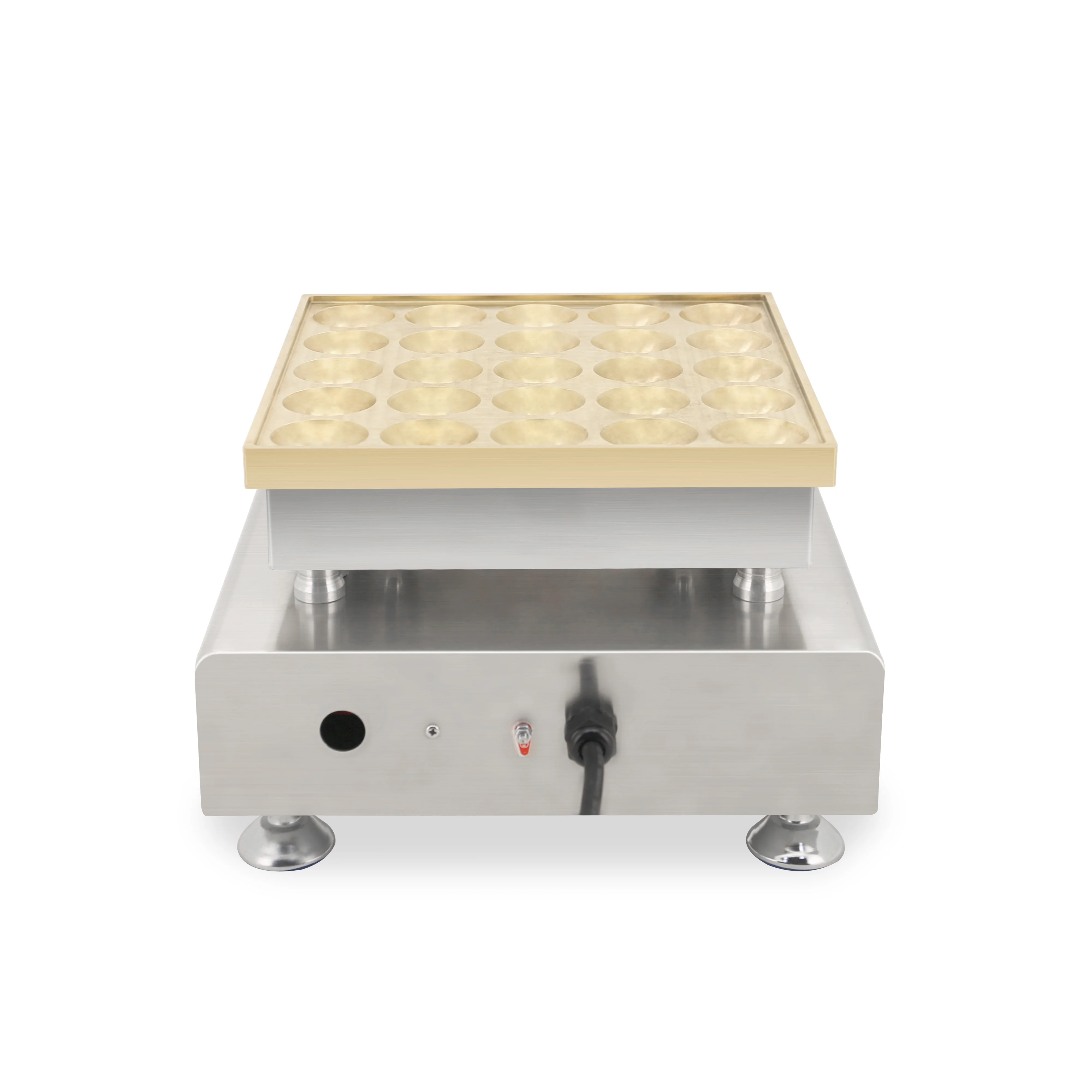 25หลุมเชิงพาณิชย์ Mini Pacake เครื่องทำวาฟเฟิลอุปกรณ์สำหรับขาย