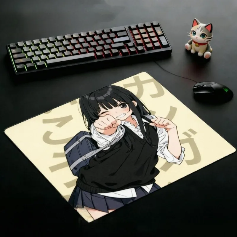 Replica Tempered Glass Mouse Pads Customized Anime Large Size Desk Pad E-Sports Gaming Mats for PC FPS Gaming Mouse Pad Gift