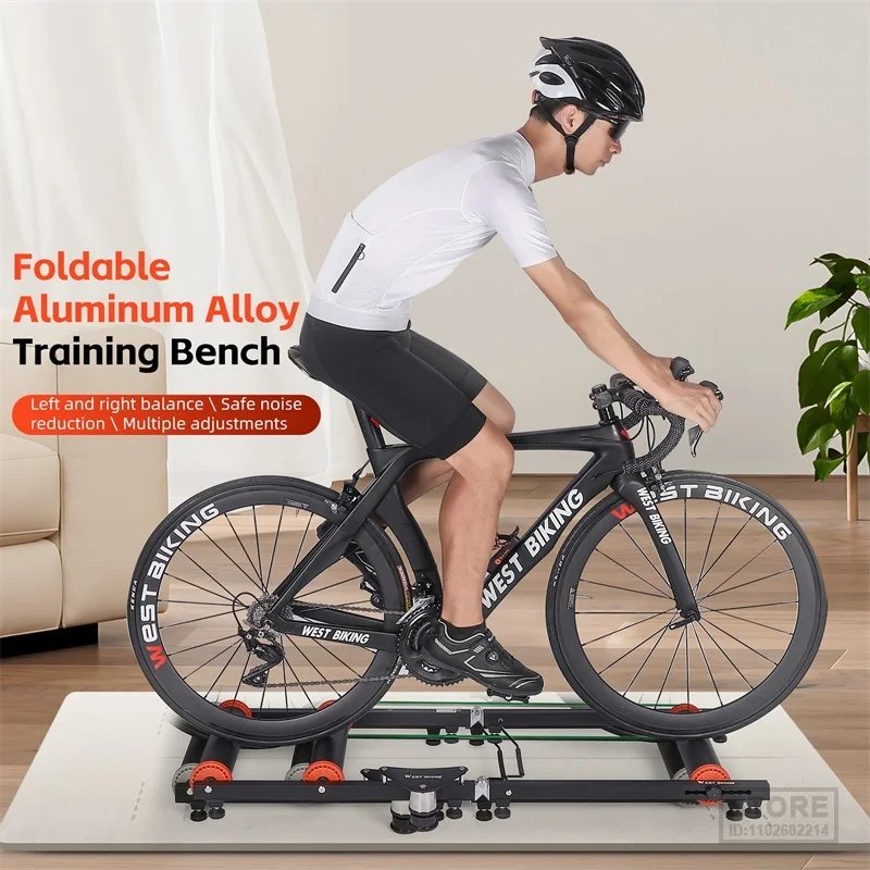 Cycling Training Roller 16-29 Inch/700C Indoor Foldable 6061 AluminumAlloy Bicycle Trainer MTB Road Bike Exercise Balance Roller