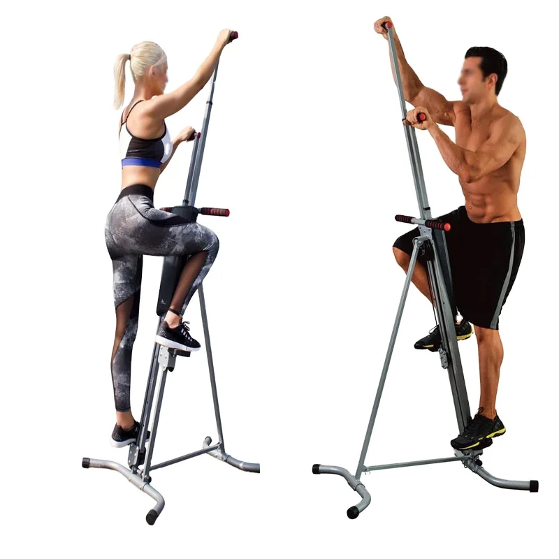 جهاز تمرين متسلق عمودي للمنزل وصالة الألعاب الرياضية، جهاز كارديو للجسم بالكامل #2