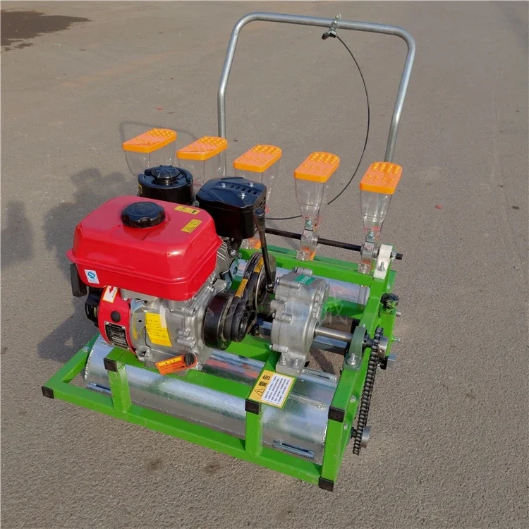 Small agricultural hand push electric and gasoline model small seed planter onion planter for sale manual vegetable seeder