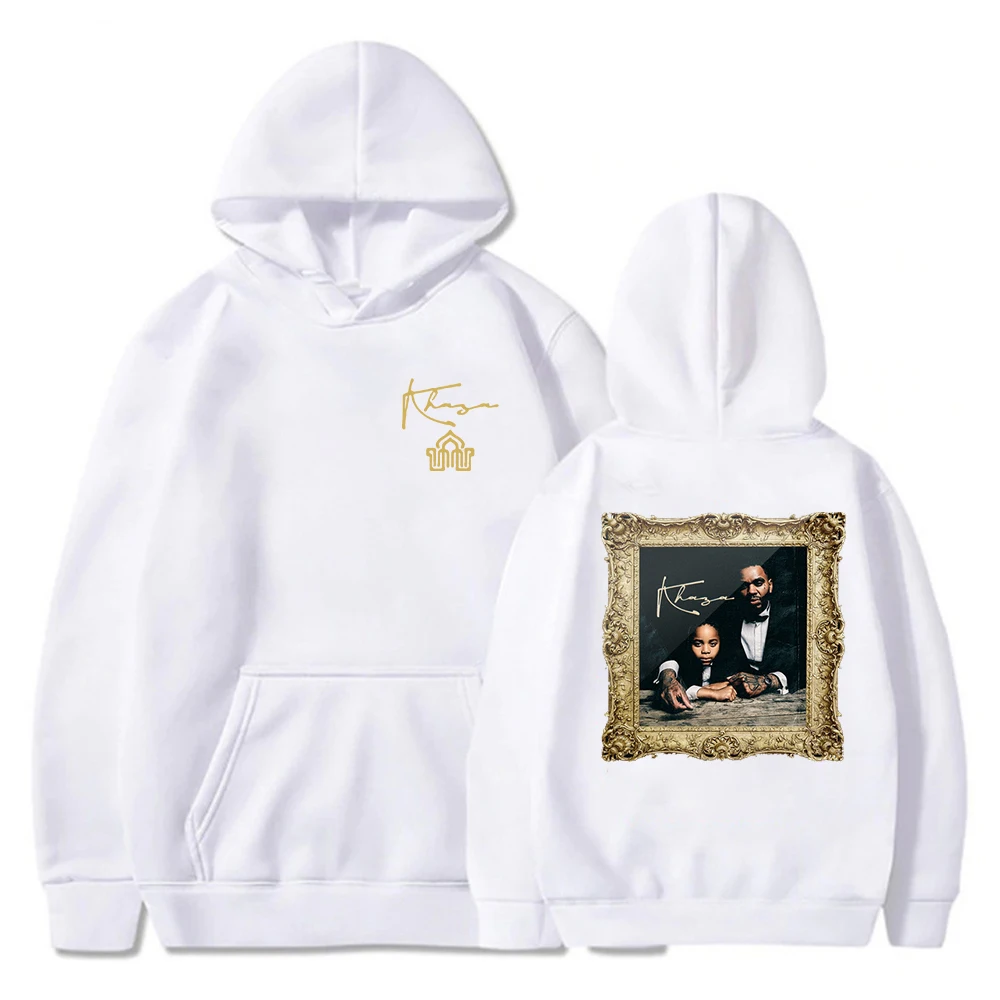 Kevin Gates Khaza Album Merch Hoodie 2024 Tour Long Sleeve Streetwear Women Men Hooded Sweatshirt Hip Hop Clothes