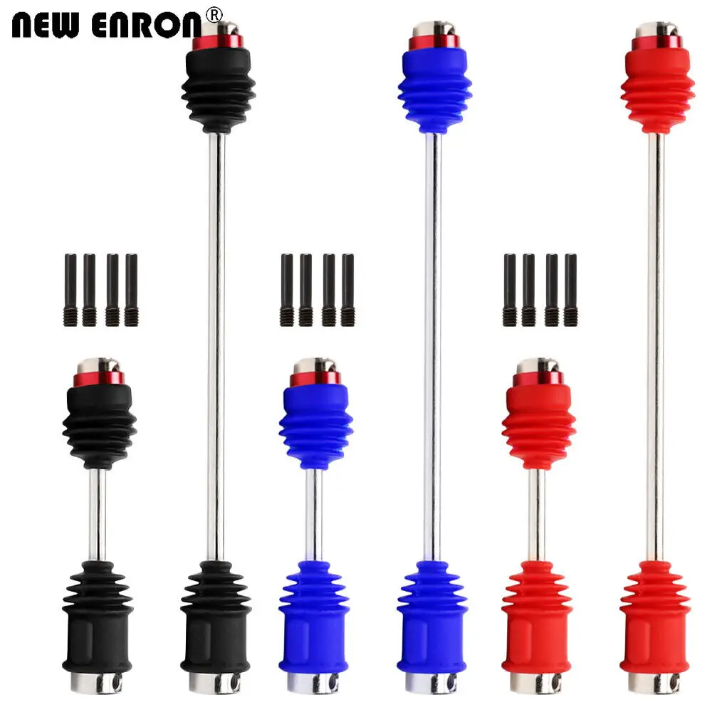 Steel Front Rear Center Driveshafts for RC 1/10 Traxxas E-Revo VXL Brushess 86086 / E-REVO 56087 SUMMIT 56076 / E-MAXX 3905