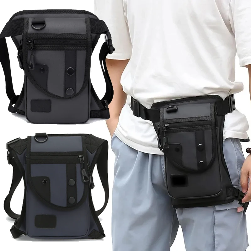 

Motorcycle Waist Bag Multifunctional Man Women Outdoor Tactical Leg Pack Hip Sag Sports Leg Bag for Fishing Cycling Hunting