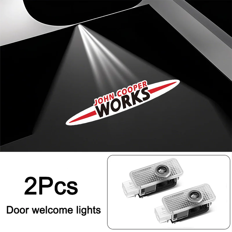 LED HD Auto-Türlogo-Willkommenslicht-Projektorlampen Zubehör für MINI Cooper S Works JCW R55 R56 R50 R53 R60 R61 F54 F55 F56