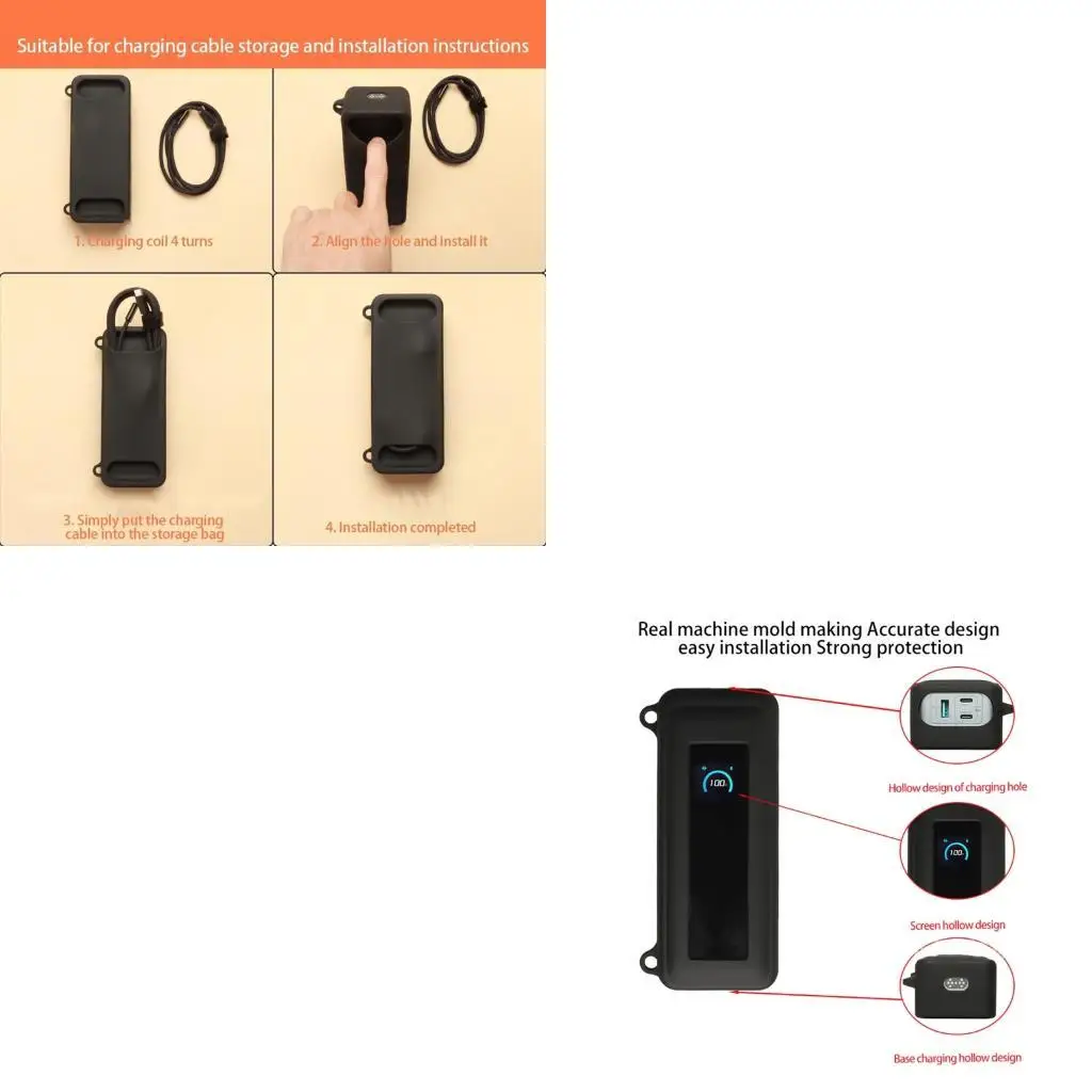 

Shock Proof Silicone Cover for 26K 300W Mobile Power Adapter Offering Lightweight Build and Secure Sleeve D2RC