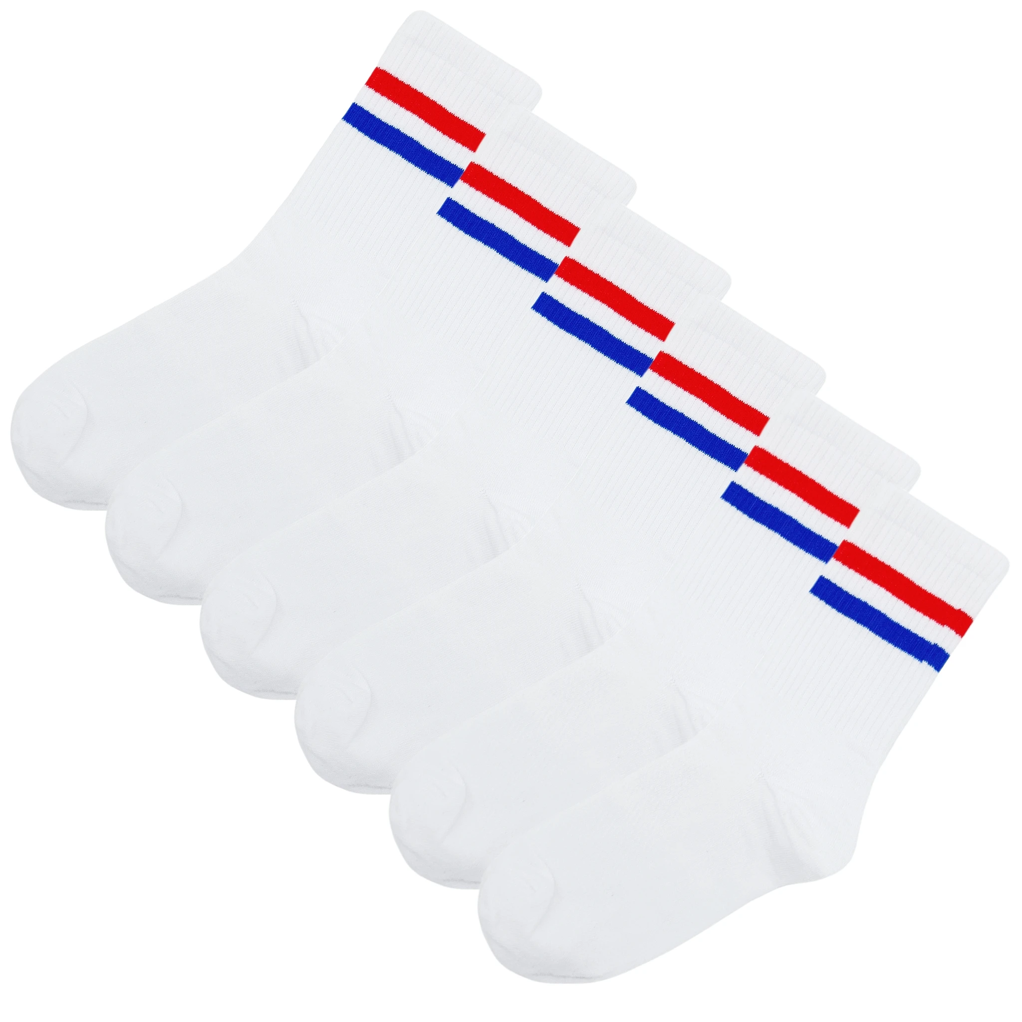 

Mid-calf socks for women and men, same style sports mid-calf socks for summer