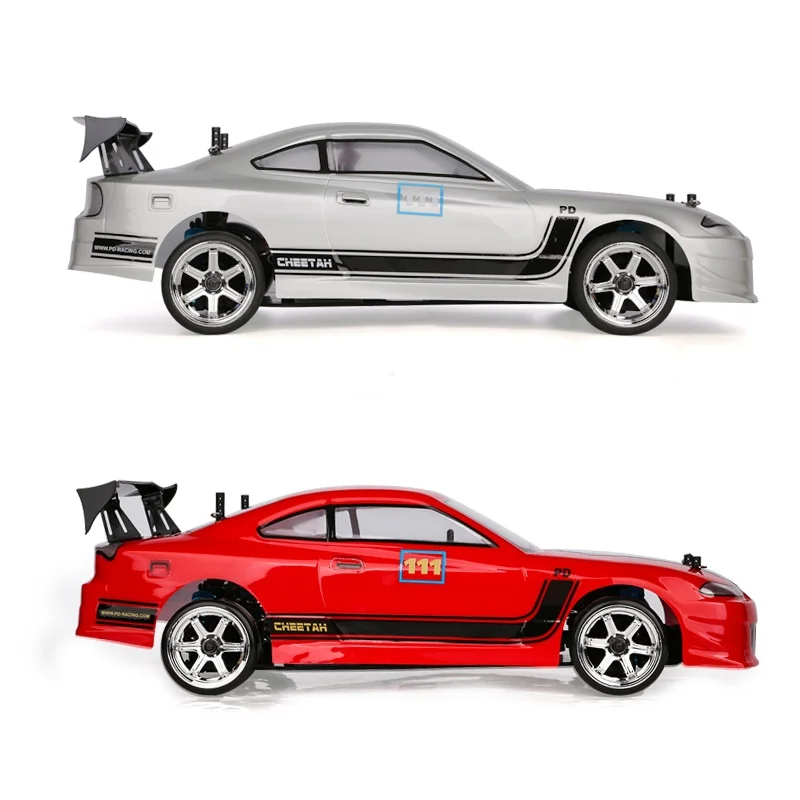 Pd シルビア 1/10 四輪駆動 カーボンファイバー ドリフト フラット スポーツカー ラジコン 電動 シミュレーション RC モデルカー