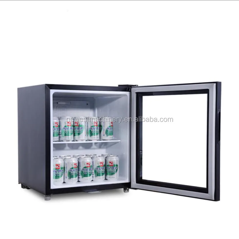 Glass Door Display Cooler Mini Fridge 30 Liter Glass Door Mini bar Fridge