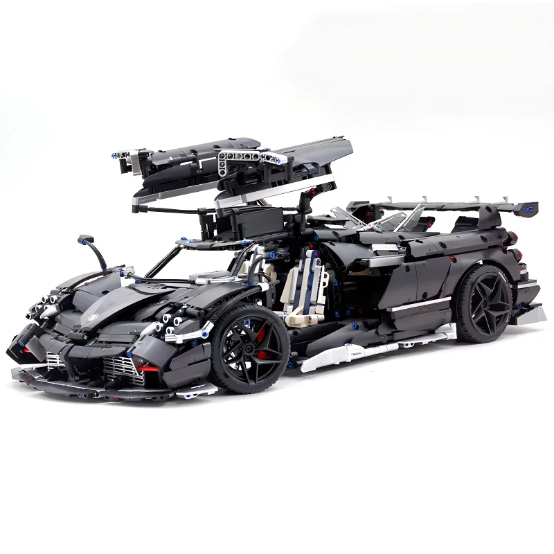High-Custom MOYU 88022 MOC Technical Super Sports Vehicle Hypercar Model Building Block Brick Puzzle DIY Toys Christmas Gift Kid