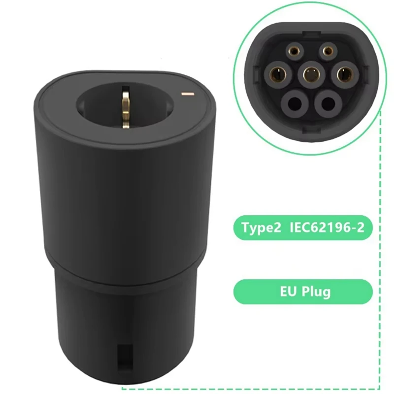 

Разрядник V2L для Type2 EU Plug Автомобильный разрядный кабель-адаптер для BYD Discharge V2L автомобиля для нагрузки IEC62196