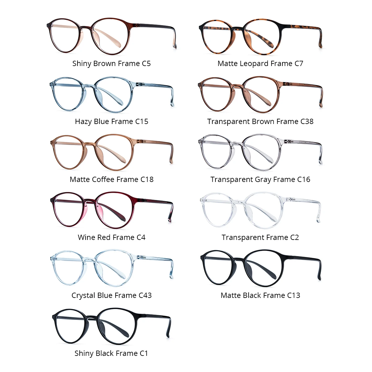 NIANZHEN TR90 النظارات النساء 2025 البيضاوي العلامة التجارية تصميم النظارات الإطار الرجال خفيفة الوزن الرجعية خمر نظارات نظارات 7122 #6