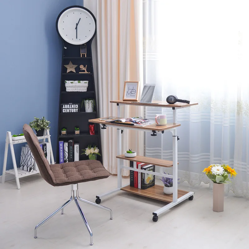 Simple Modern Standing Notebook Folding Table Home Easy Lifting Standing Computer Desk