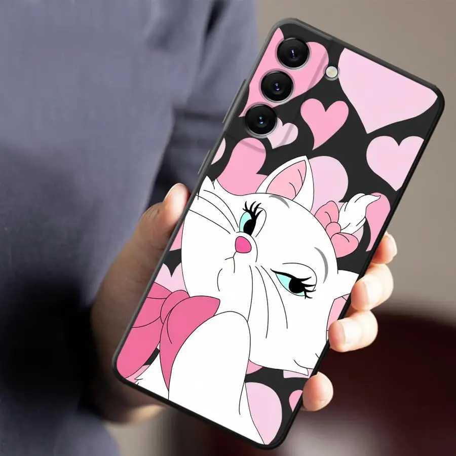 Disney Marie Cat Phone Case for Samsung Galaxy A10 A10e A10s A20 A20s A04s A30 A02 A40 A02s A03 A05 A05s A50 A05s A06 Cover