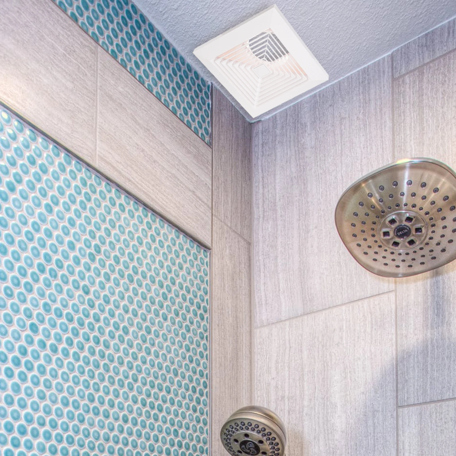 

Ceiling White Vent Register For Bathroom Exhaust Fan Replacement Air Vent Cover Durable Easy Install Practical