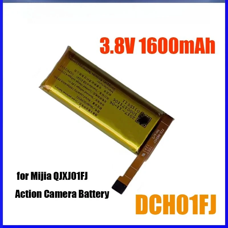 DCH01FJ 3.8V 1600mAh Suitable for QJXJ01FJ Mijia 360 Sports Camera Battery