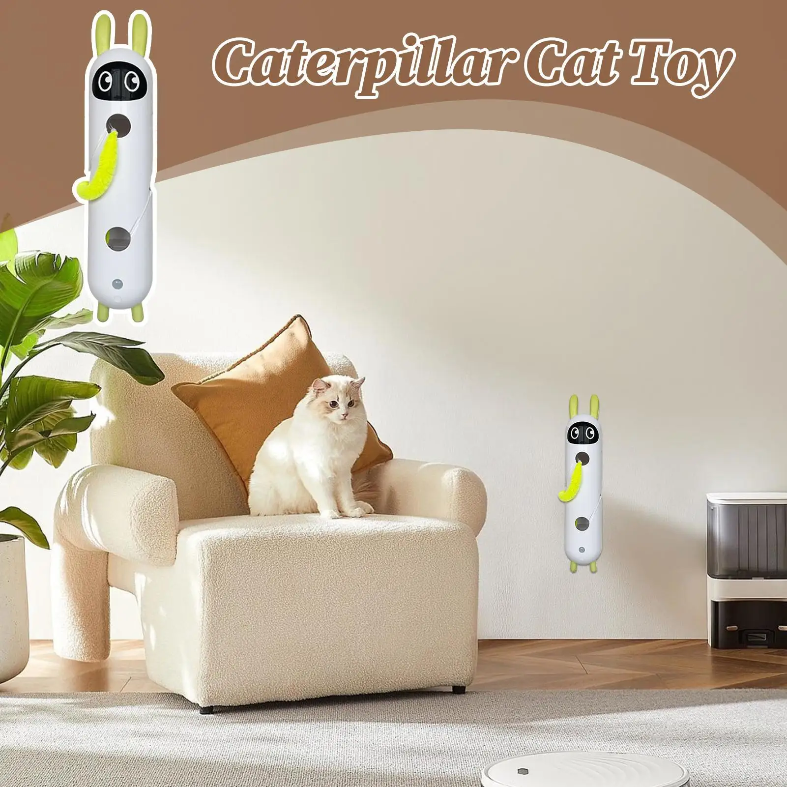 Interactive Cat Toy Smart Kitten Exercise Toy Automatic Game for Cognitive Training Brain Boosting Enrichment Boredom Relief
