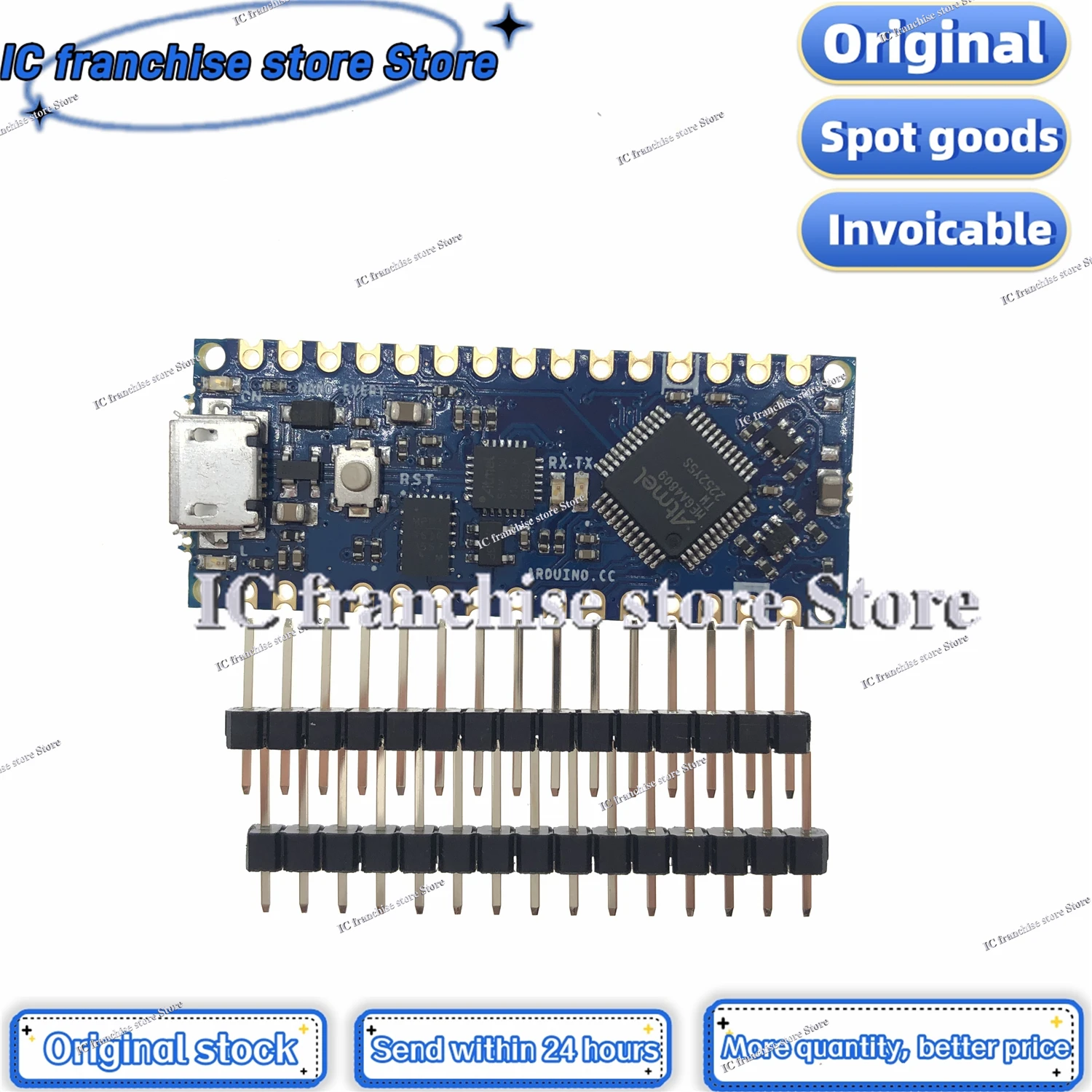 1PCS//LOT Arduino Nano Every ABX00028 ATMega4809 Development Board 100% Original stock