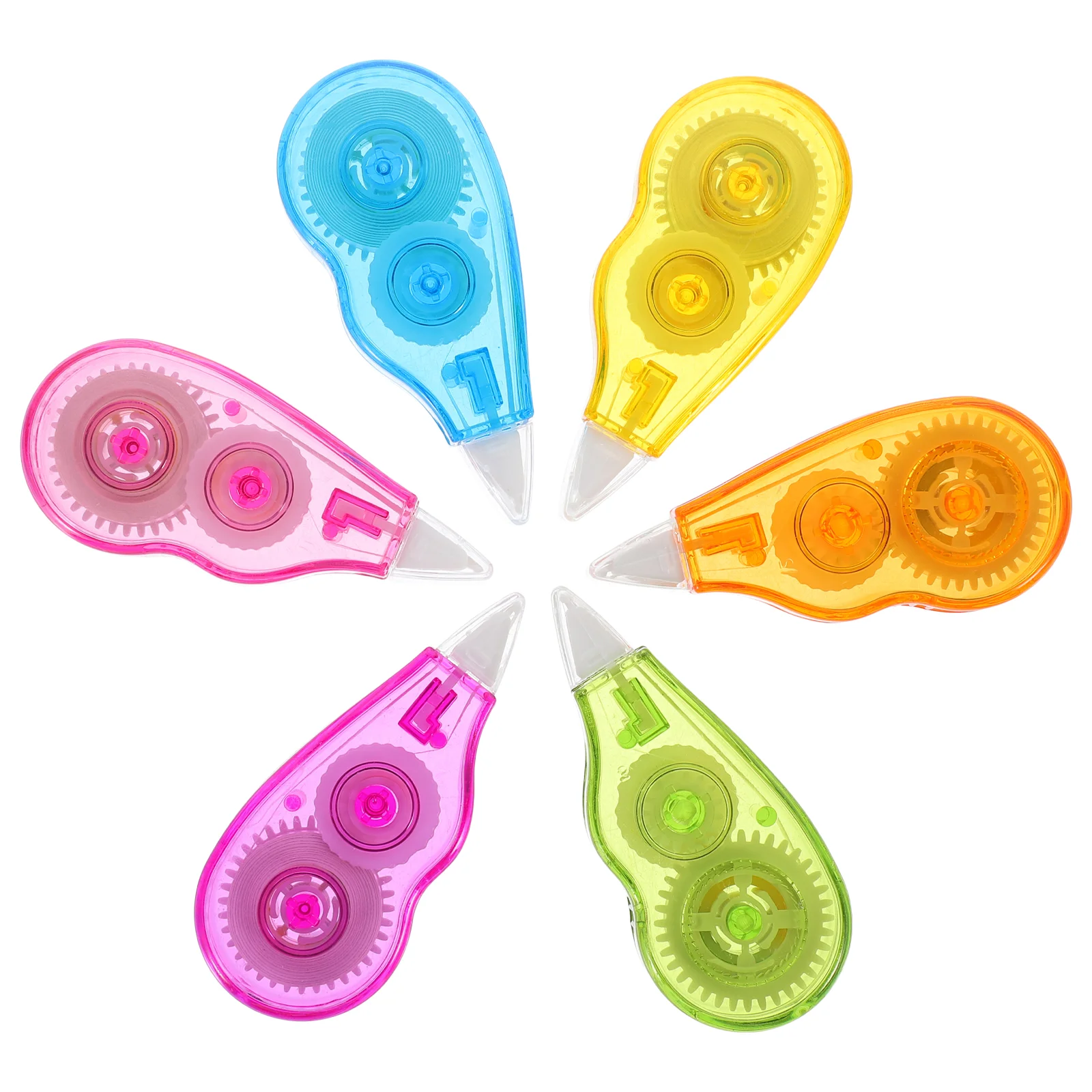 

6 Pcs Correction Tape Writing White-out Tapes Household Portable Correcting Convenient Daily Abs Practical for Office Duct