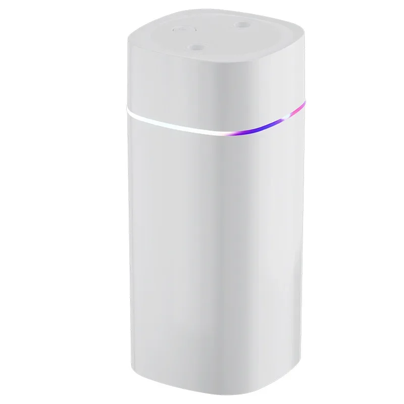 Tragbarer USB-Luftbefeuchter mit Doppelsprühöffnung, 600 ml, Aromatherapie-Öldiffusor, leiser Zerstäuber für Zuhause und Auto, Luftbefeuchter, Nebelmaschine – Detail 10