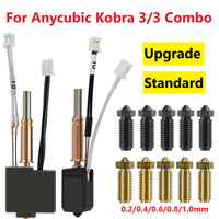 For Anycubic Kobra 3 Hotend Upgrade Standard Kobra 3 Combo Hotend Nozzle For Anycubic Kobra K3 3D Printer Parts Accesories