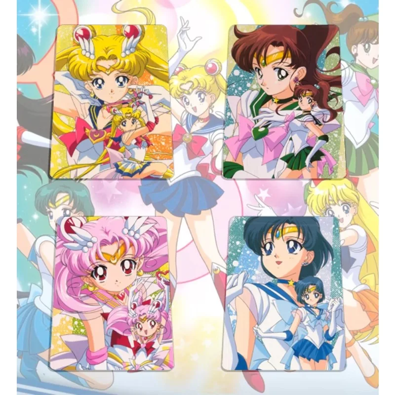 20pcs/set Sailor Moon Bookmark Tsukino Usagi Chibiusa Sailor Saturn Self Made Anime Classics Game Collection Cards Toy Gift