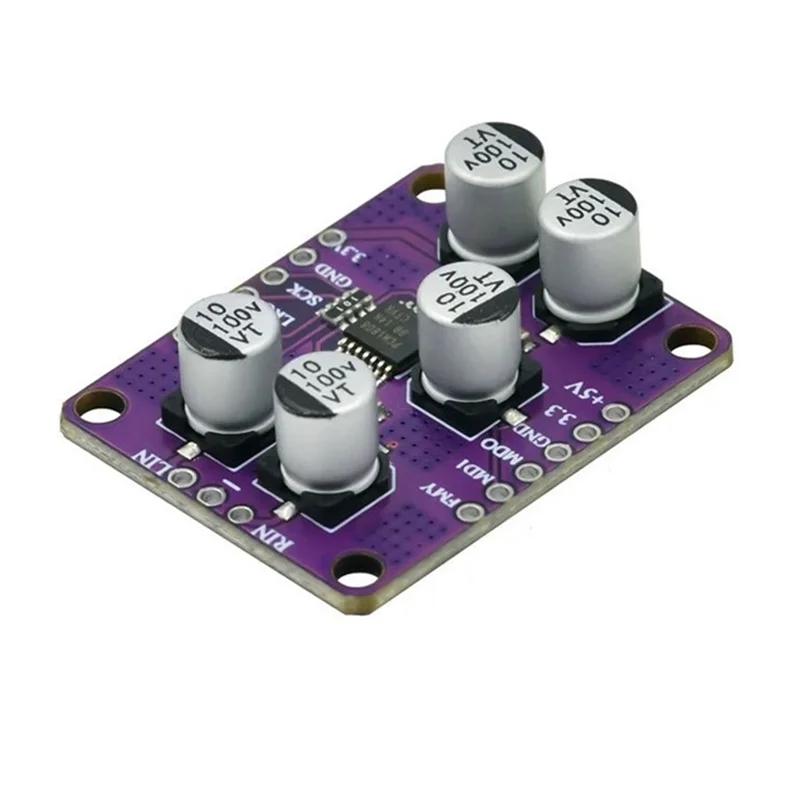 Excelente-PCM1808 Decodificador de Áudio Estéreo ADC 105Db SNR 24Bit Módulo de Placa Amplificadora Para Sistemas Hi-Fi