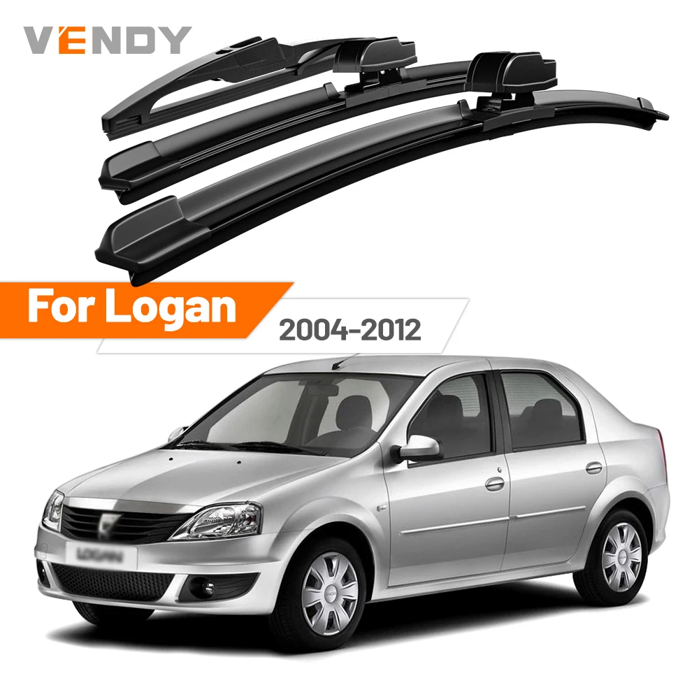 

Для Dacia Logan 2004-2012 (2005, 2006, 2007, 2008, 2009, 2010, 2011) — Комплект передних и задних щеток стеклоочистителя (дворников)