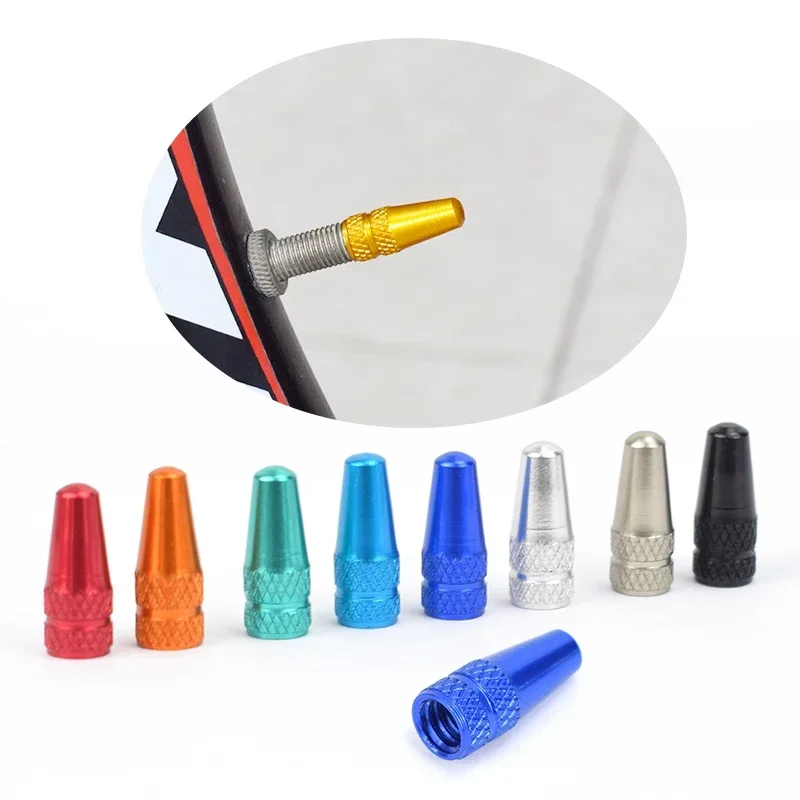 4/8pcs Aluminum Alloy Bicycle Tire Valve Cap Road Bike Covered Protector Road MTB Tyre Dustproof Bike Valve