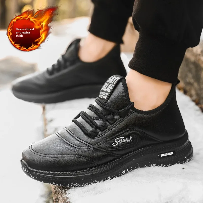 

Women's Winter Leisure Cotton Boots Soft Sole Lightweight Comfortable Snow Boots Thick Fleece-Lined Warm Cotton Shoes