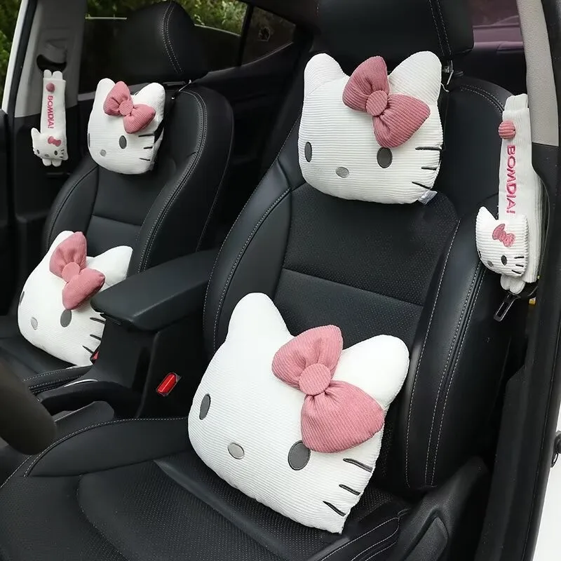 

Sanrio Car Headrest Neck Support Soft Universal Adjustable Car Pillow Neck Rest Cushion High Quality Seat Belt Shoulder Pad