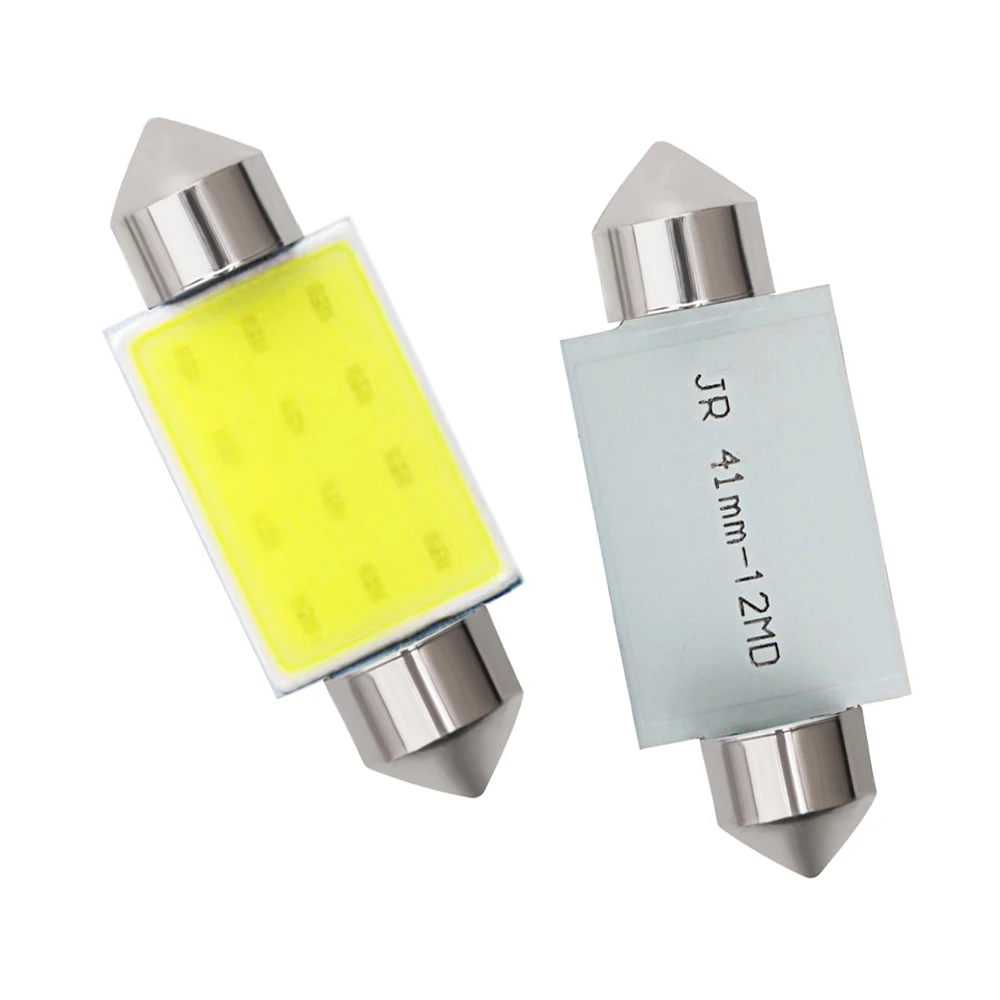 10pcs weiß cob 12smd c5w c10w Auto führte 12v Tür birnen Kuppel Girlanden lesen Rück leuchte Nummern schild Kofferraum backuph Innen beleuchtung