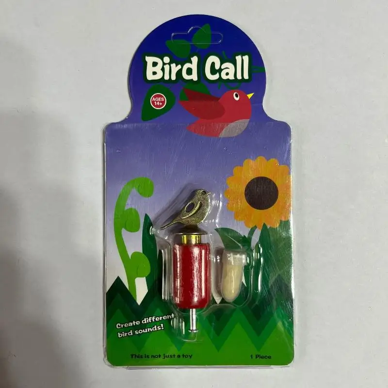 New 1Pcs Hand Twisted Sound Maker Wooden Bird Whistle For Adults Beginners Bird Calling Training Outdoor Survival Hunting