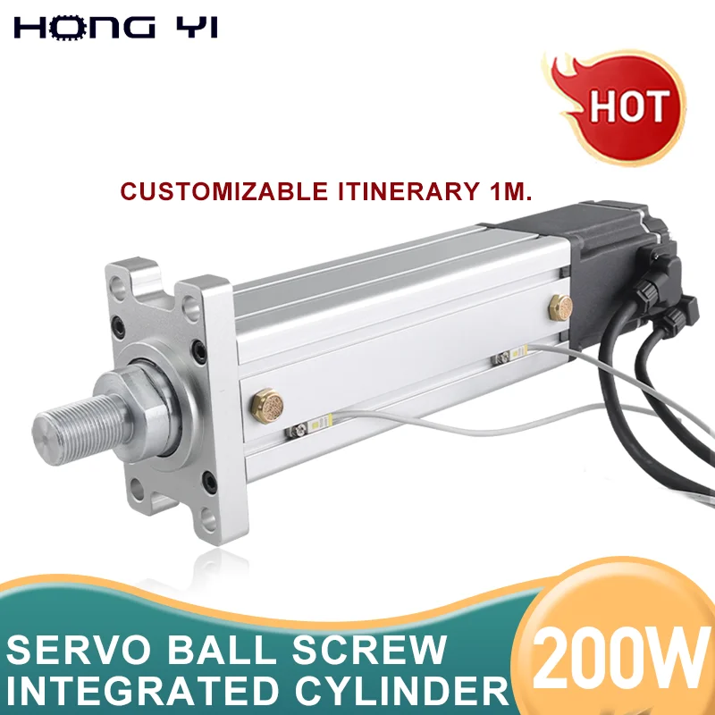 

Телескопический электрический цилиндр с шариковым винтом сервопривода, интегрированный с шариковым винтом сервопривода 200 Вт/400 Вт, в сочетании с комплектом привода ASD240