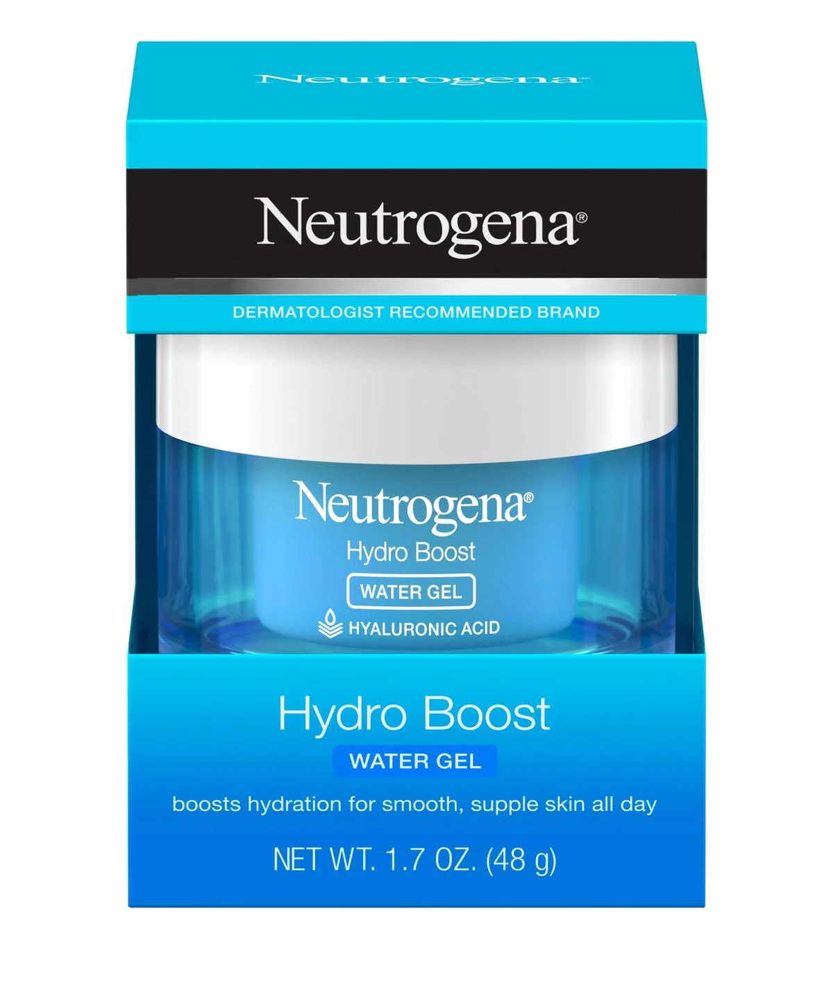 Neutrogena Hydro Boost untuk Kulit Kering dengan Gel Air Krim Wajah Asam Hyaluronik 50 Ml