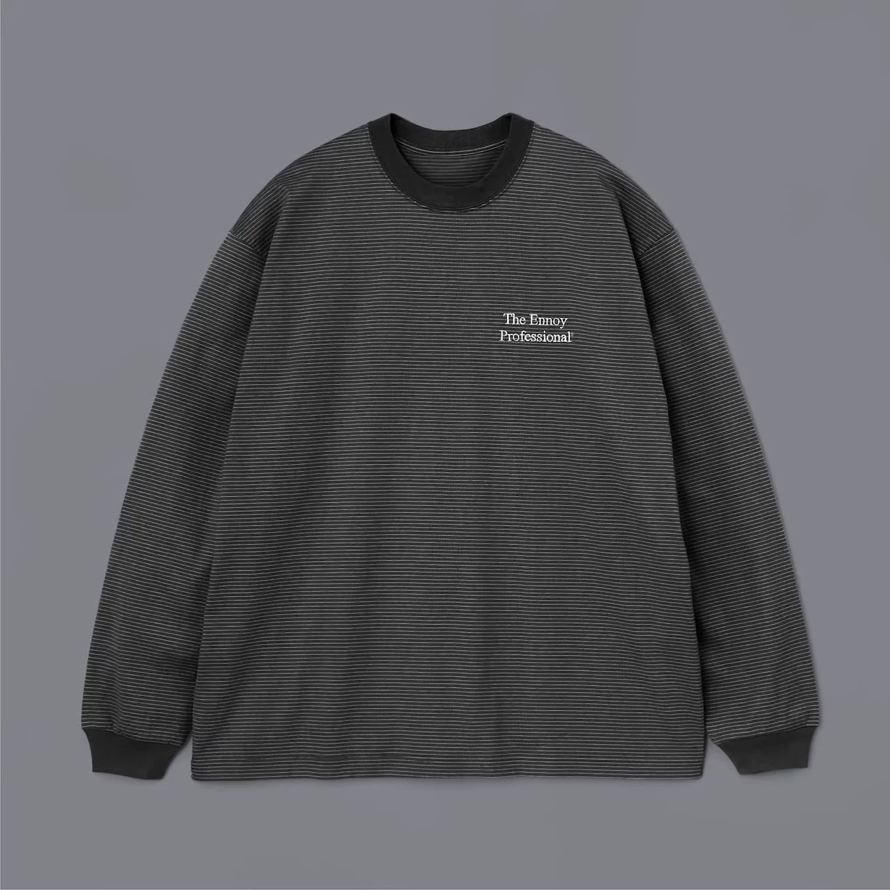 Ennoyプロフェッショナルボーダーt、ls日本のストライプ長袖Tシャツ、23aw